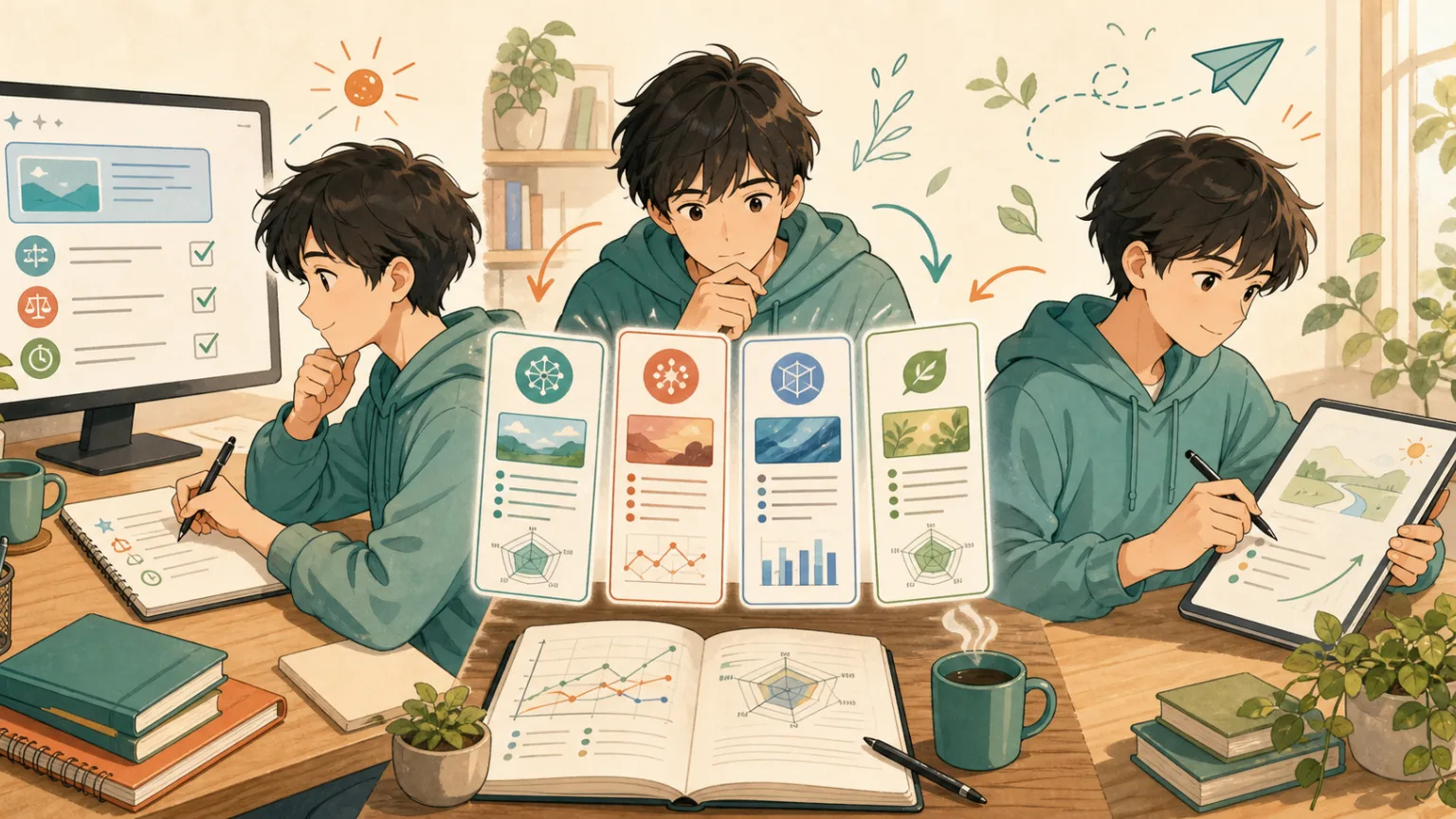 AI 学习记录范例：我如何对比几家国产大模型（结构可直接套用） 配图